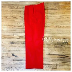 St. John Sport Essentials Red Suit Pants Size 6